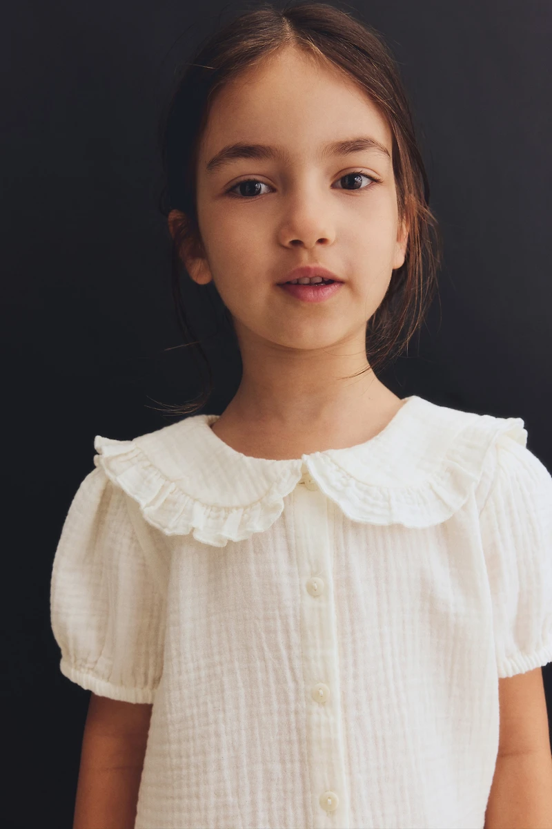 Cotton Muslin Blouse