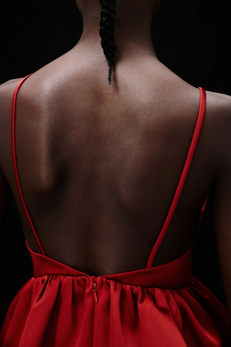 Peplum Strappy Top