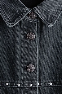 Embellished Cotton Twill Overshirt