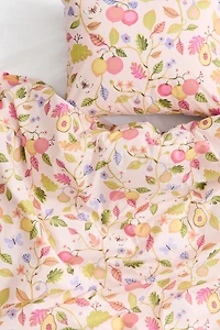 Printed Cotton Duvet Cover Set