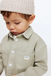 Surchemise en sergé de coton