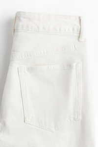 High Rise Slim Straight Ankle Jeans