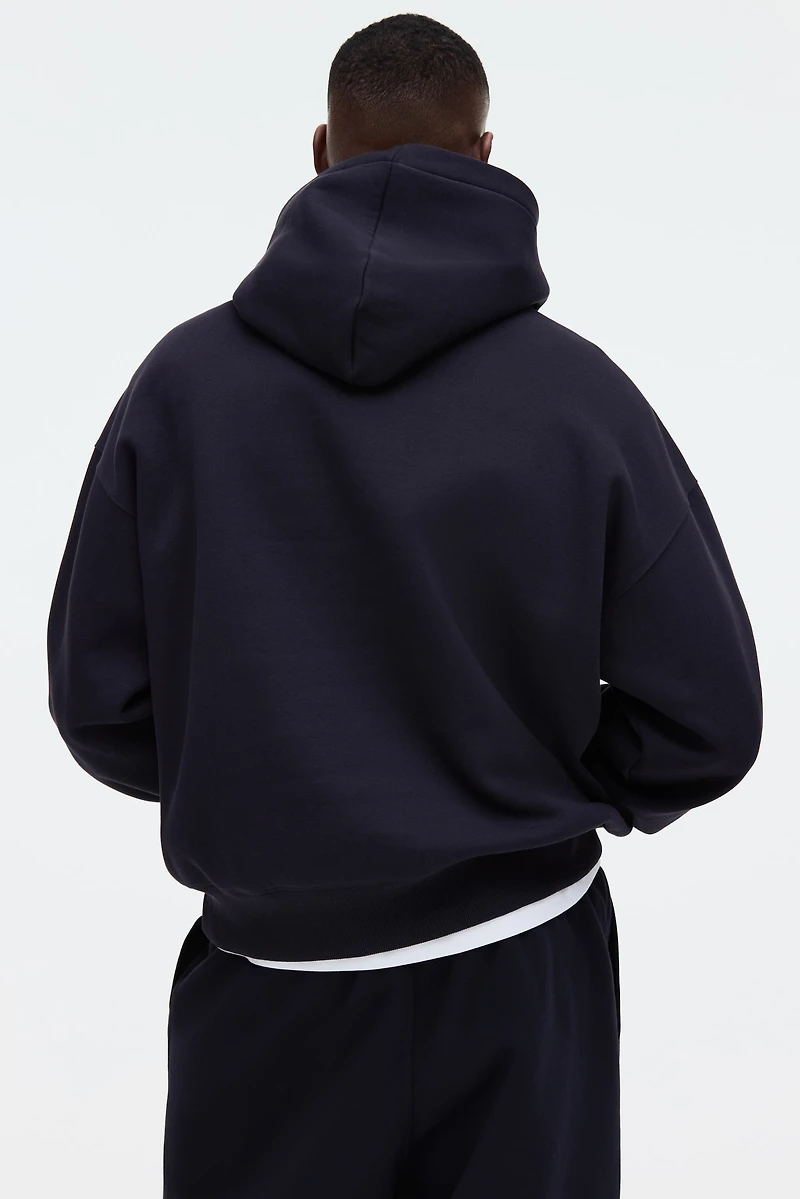 Oversized Fit Printed Hoodie