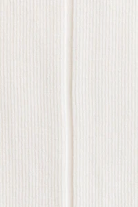 Rib-Knit Silk-Blend Top