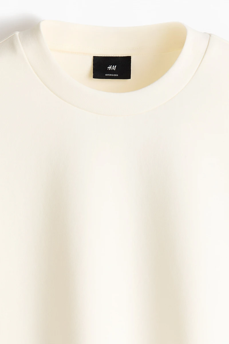 Oversized-Fit Scuba T-Shirt
