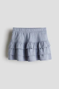 Tiered Jersey Skirt