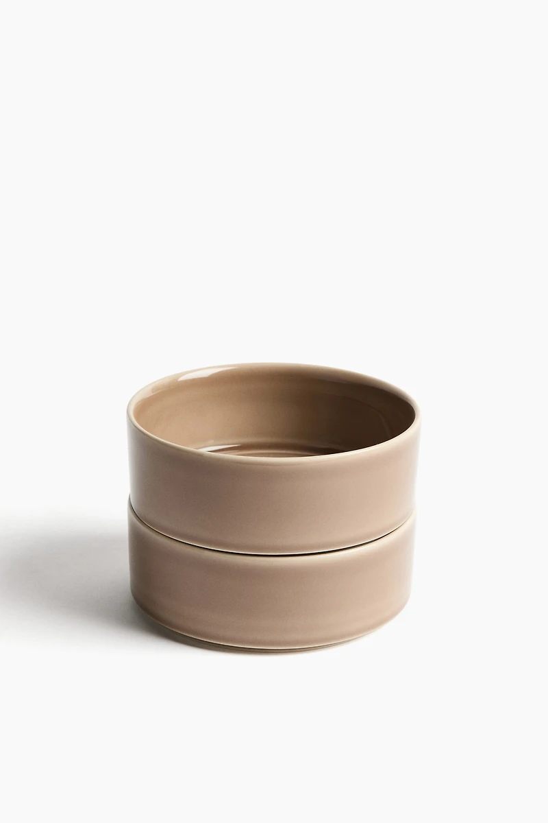 2-Pack Small Stoneware Bowls