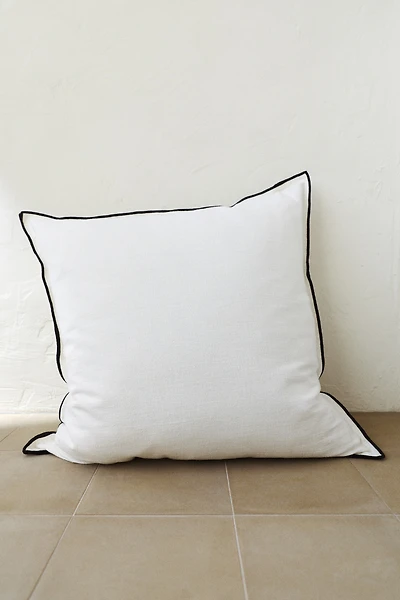 Linen-Blend Cushion Cover