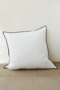 Linen-Blend Cushion Cover