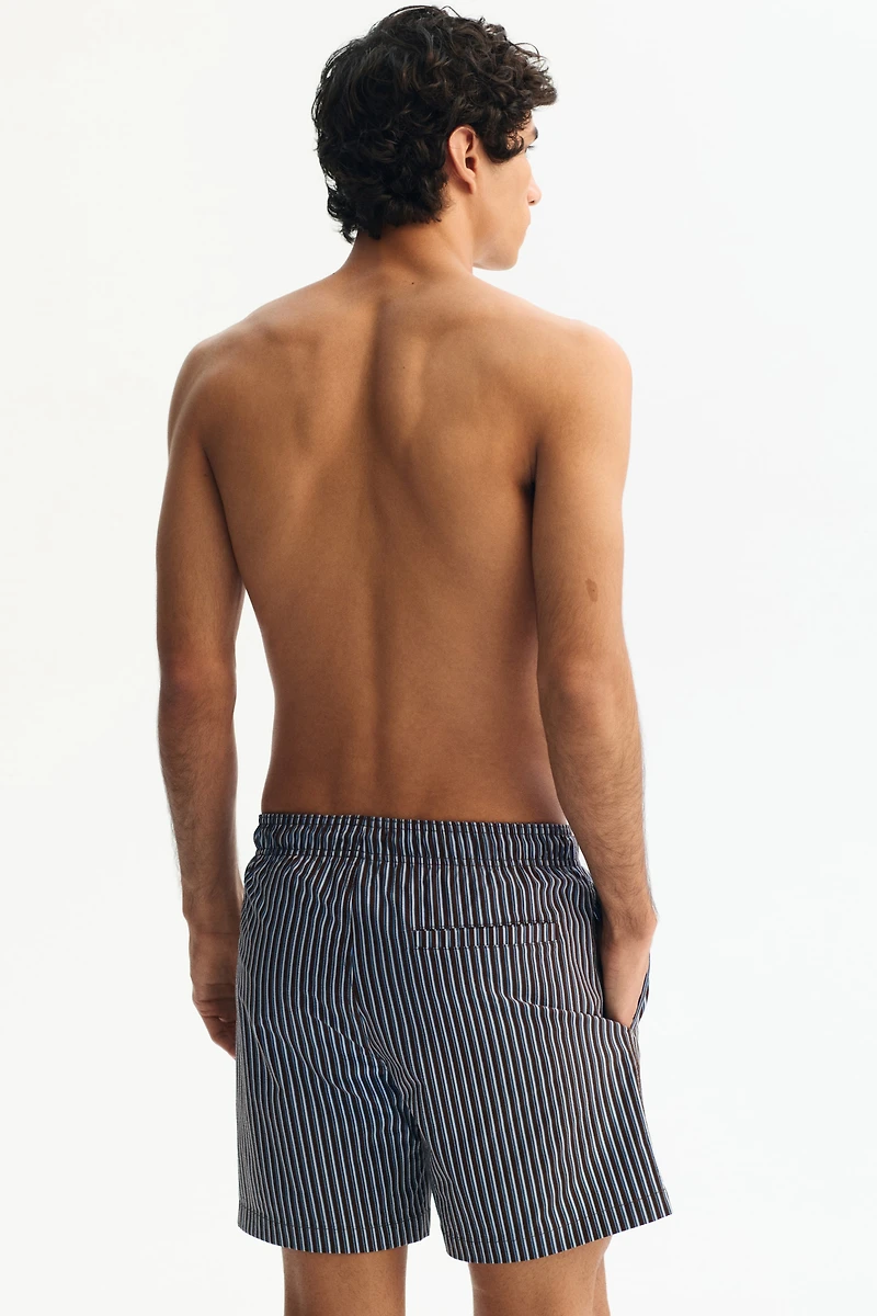 Seersucker Swim Shorts
