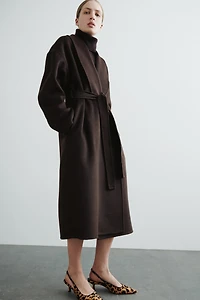 Kitten-Heeled Leather Slingbacks