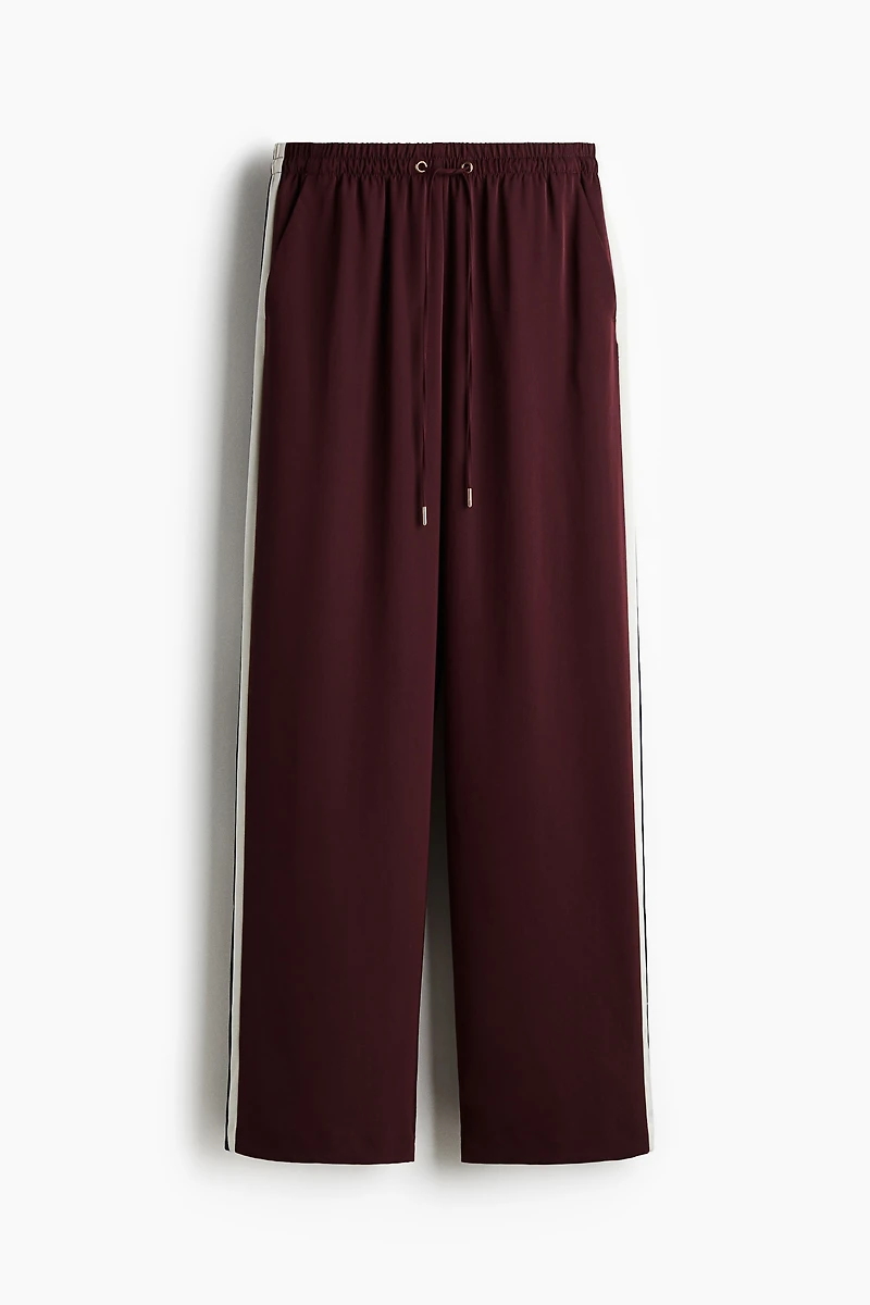 Track Pants with Side Stripes
