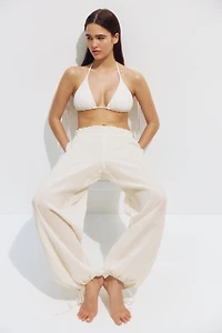 Crinkled Beach Pants