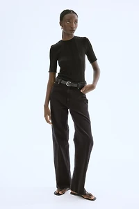 Rib-Knit Top