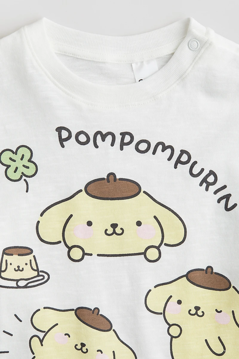 T-Shirt with Printed Motif