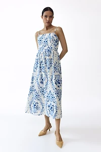 Robe d'allaitement MAMA à bretelles fines