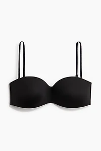 Padded Microfiber Bandeau Bra