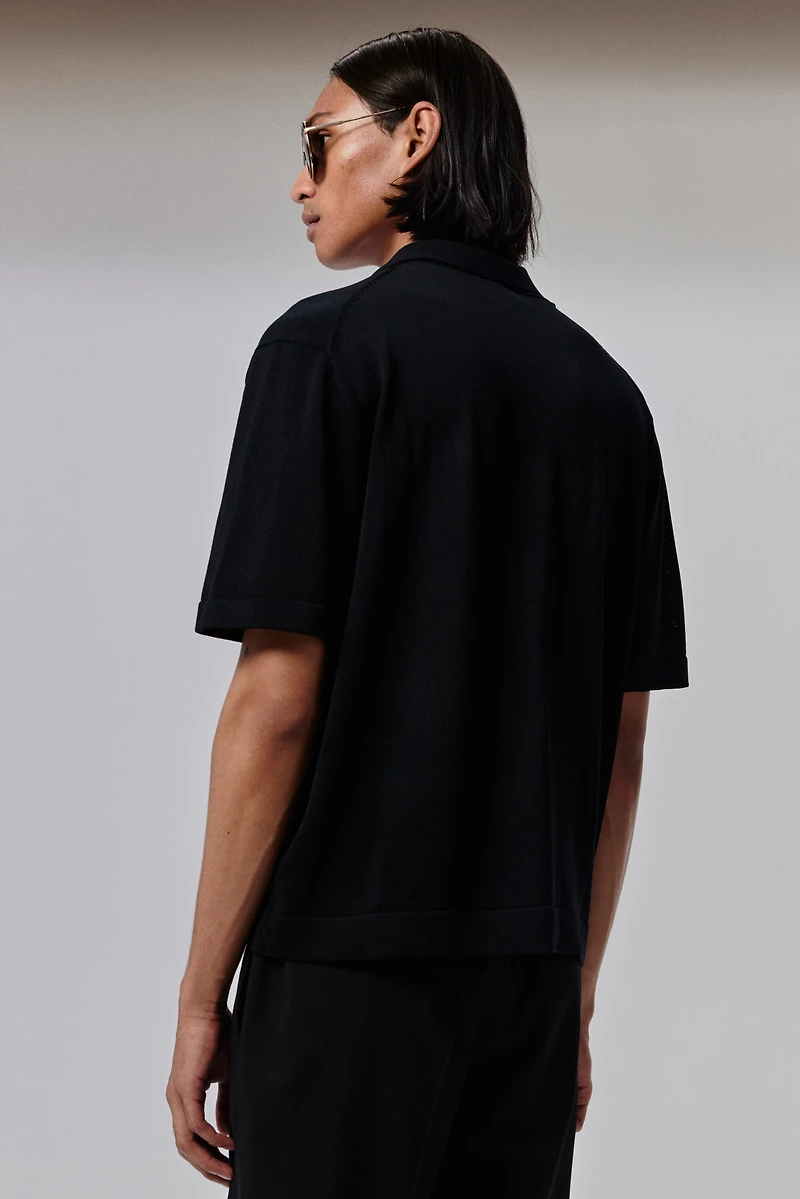 Regular-Fit Fine-Knit Shirt