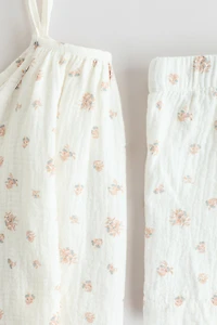 Ensemble 2 pièces en mousseline de coton