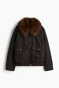 Oversized Jacket with Collar