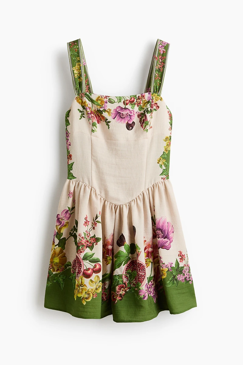 Dress with Flared Skirt