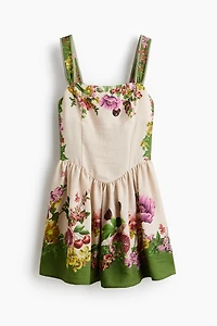 Dress with Flared Skirt