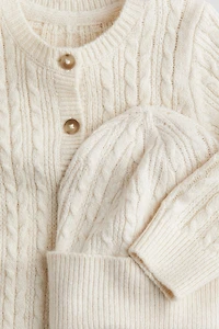 2-piece Cable-Knit Set