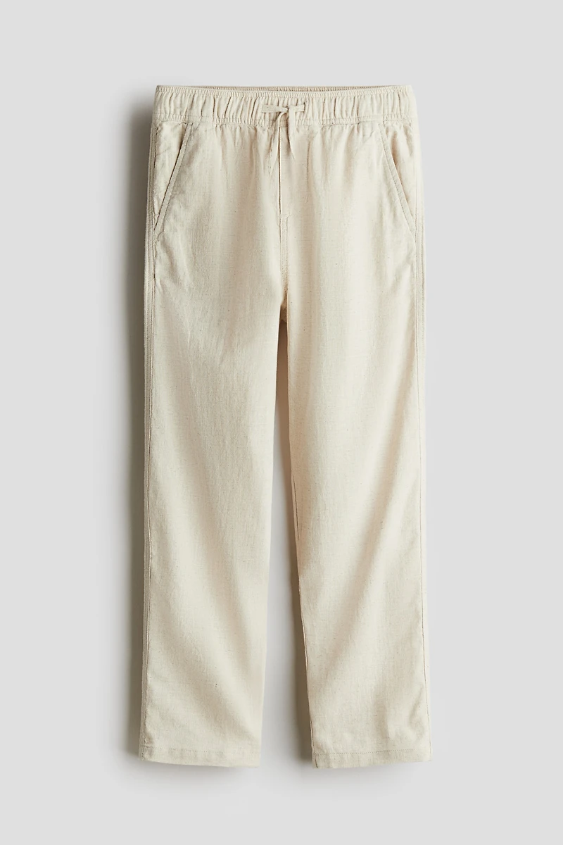Pantalon en lin mélangé
