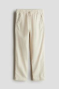 Pantalon en lin mélangé