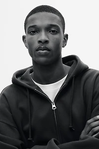 Oversized Fit Hooded Jacket