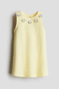 Bouclé-Weave Dress