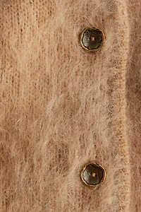 Mohair-Blend Cardigan