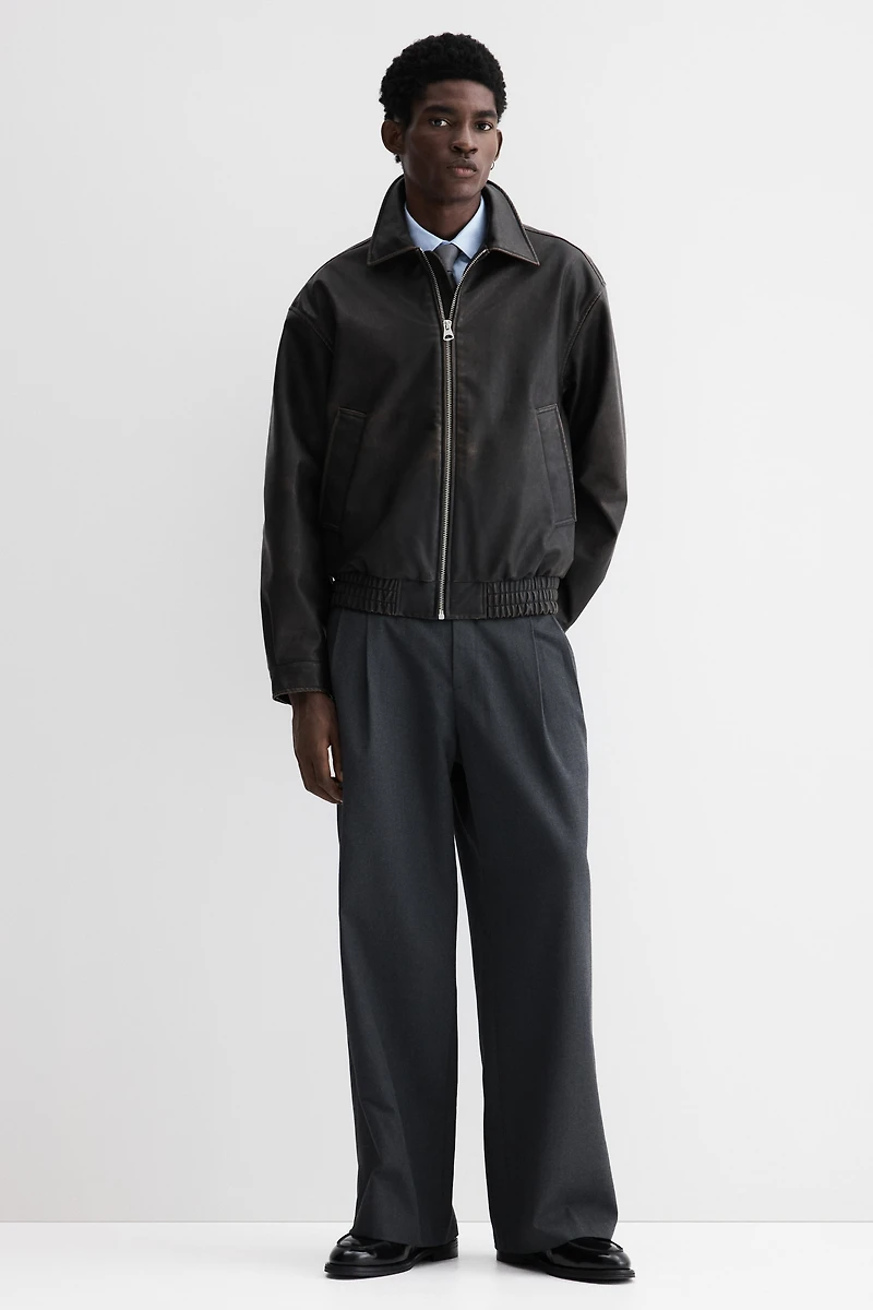 Loose-Fit Washed-Look Jacket