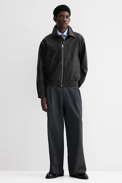 Loose-Fit Washed-Look Jacket