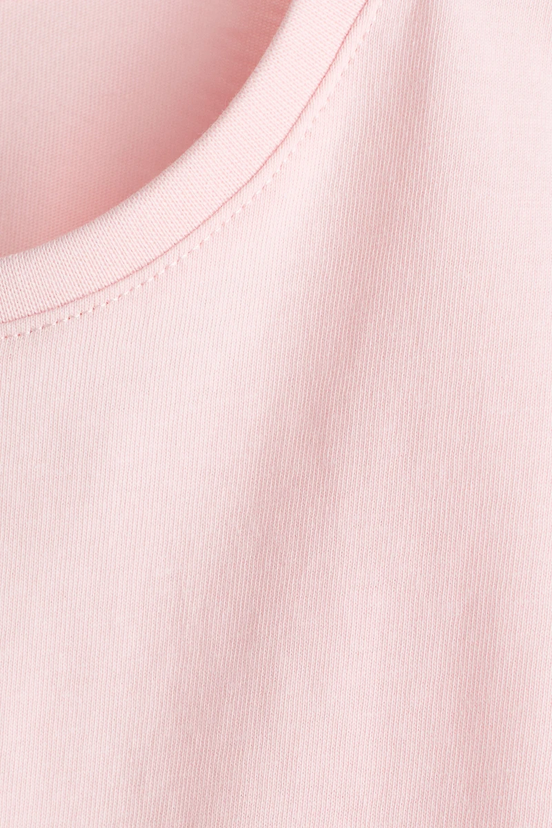 Haut péplum en coton