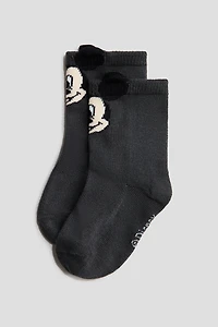 Lot de 3 paires chaussettes à motif