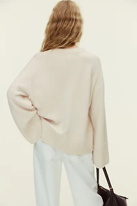 Cashmere-Blend Sweater