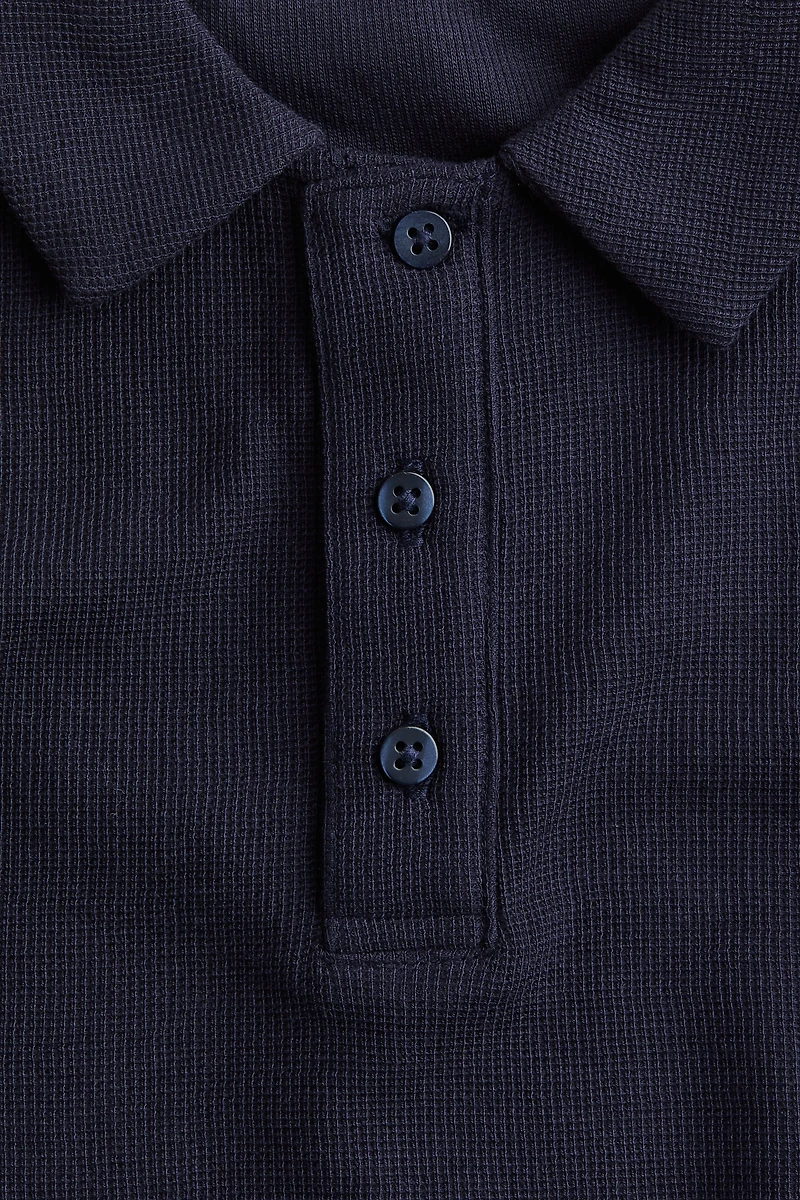 Long-Sleeved Polo Shirt