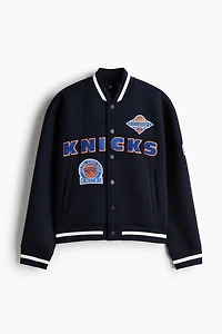 Loose-Fit Scuba Baseball Jacket