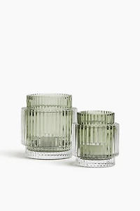 Glass Candle Holder