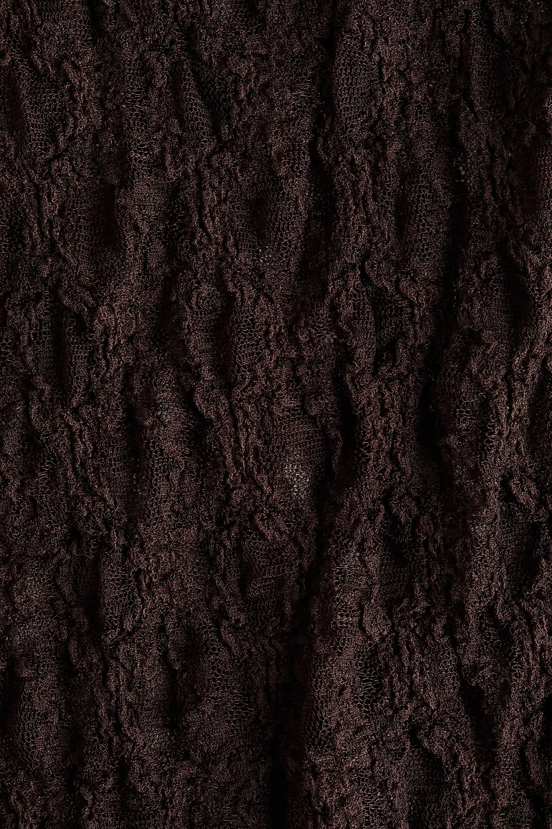 Haut asymétrique style dentelle