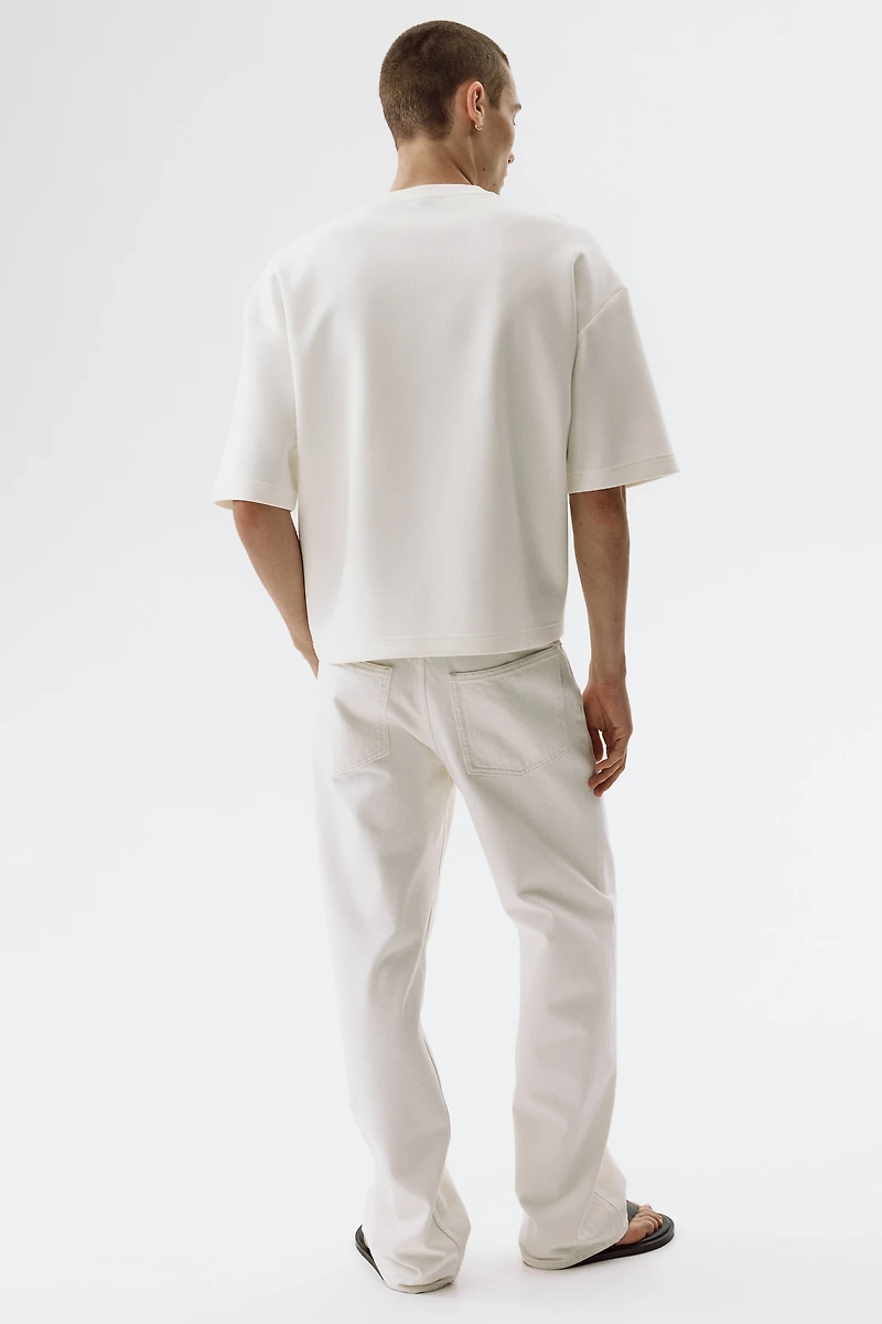 Oversized-Fit Scuba T-Shirt