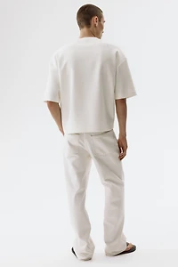 Oversized-Fit Scuba T-Shirt