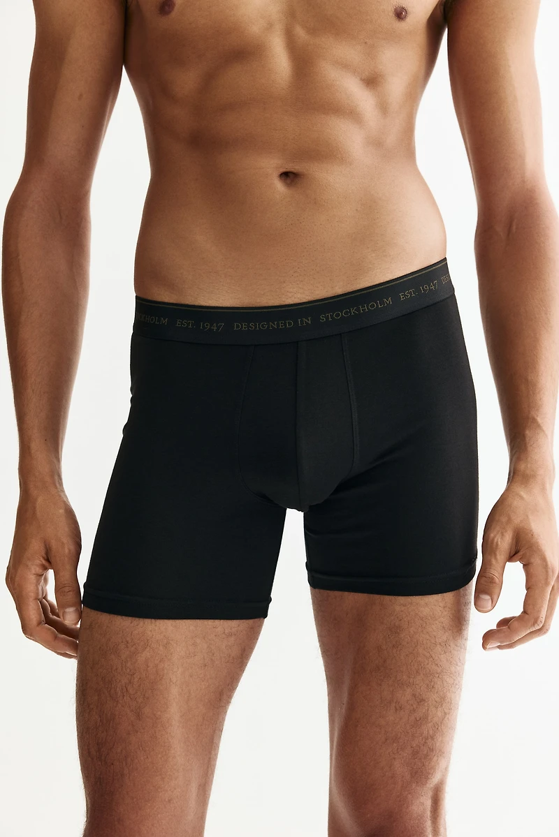 3-pack COOLMAX® Mid-Length Boxer Briefs