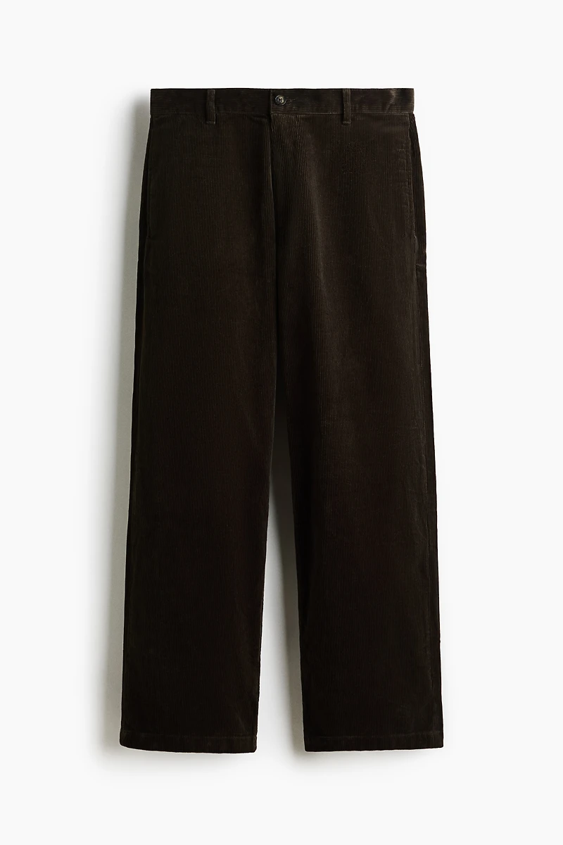 Relaxed-Fit Corduroy Pants