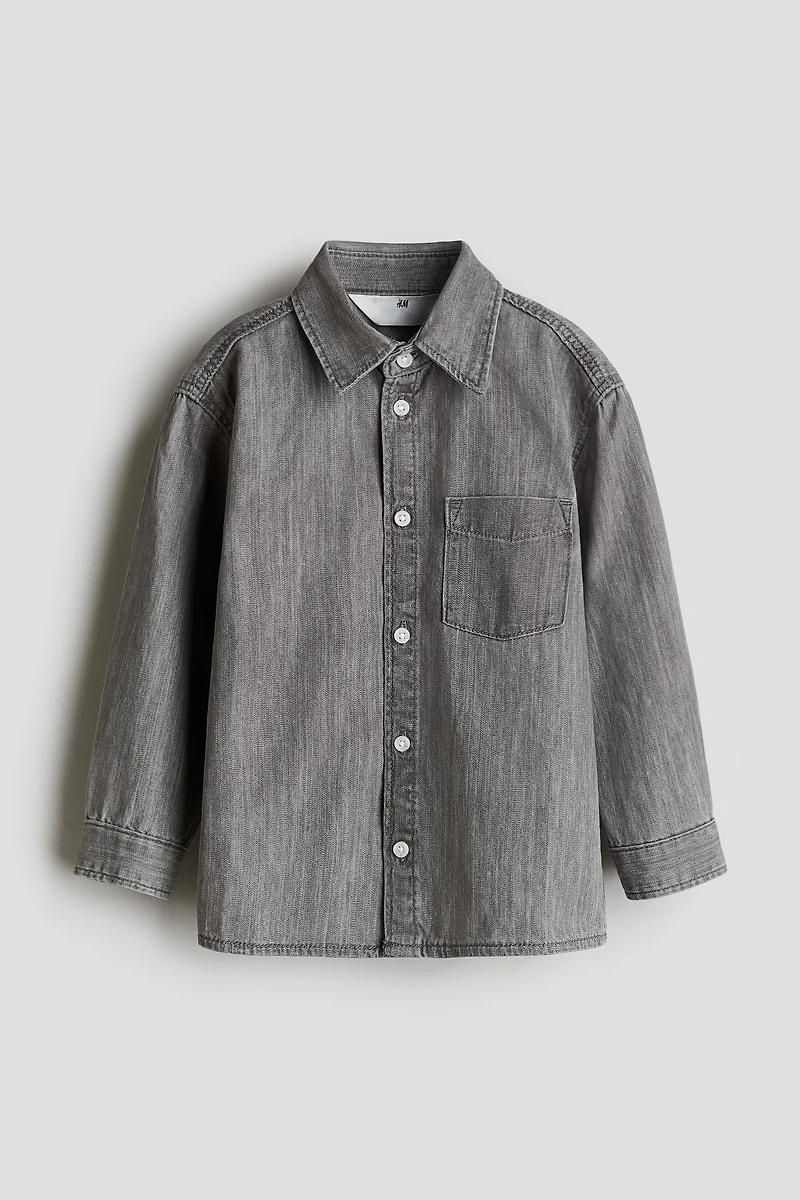 Cotton Denim Shirt
