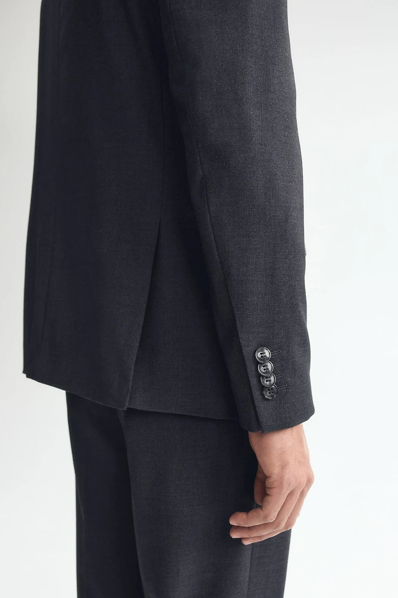 Regular-Fit Single-Breasted Jacket
