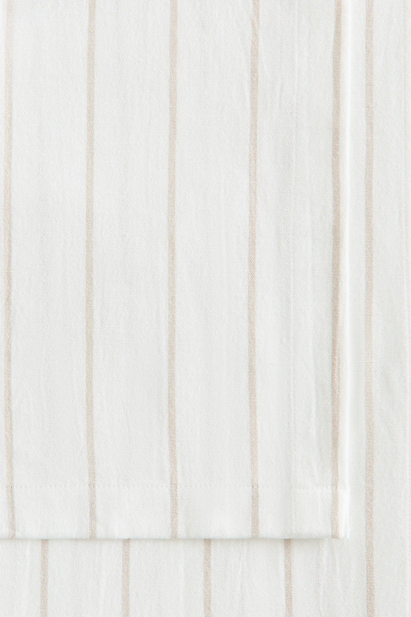 Nappe à motif en lin mélangé