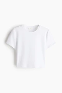 T-shirt court en microfibre