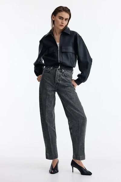 Barrel High Ankle Jeans